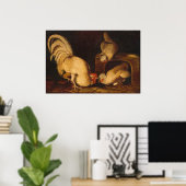 Farmyard Fowls, John James Audubon Fine Art Poster (Thuiskantoor)