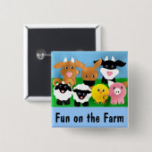 Farmyard Gang Button (Voorkant /achterkant)