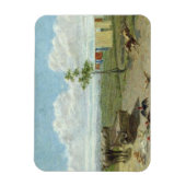 Farmyard (olie op doek) magneet (Verticaal)