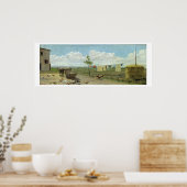 Farmyard (olie op doek) poster (Keuken)