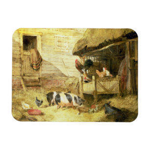 Farmyard Scene Magneet