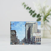 Farnam St., Omaha, NE Vintage Briefkaart (Staand voorkant)