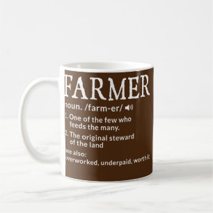 Farner Definition Funny Farmer Farming Mannen Koffiemok