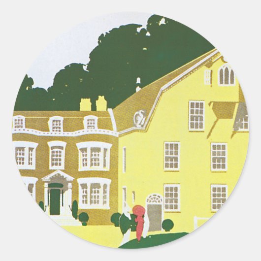 Farningham Ronde Sticker (Voorkant)