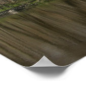 Farnsworth House, River Reflection Poster (Hoek)