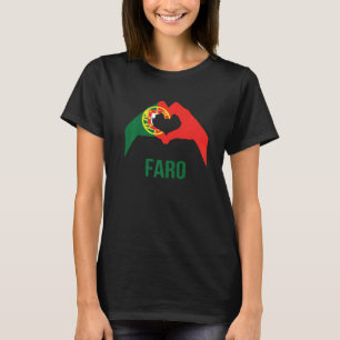 Faro Portugal vlag T-shirt