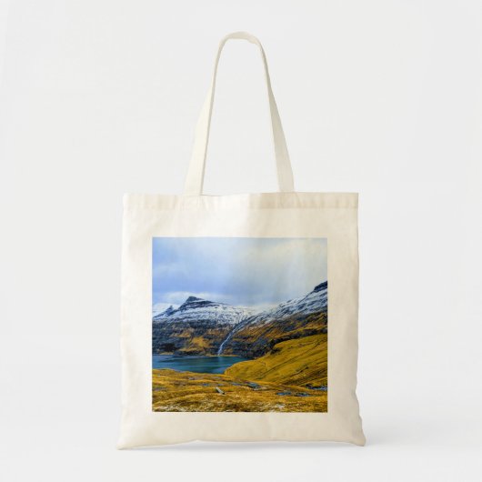 Faroe Islands - Saksun Landscape Tote Bag (Voorkant)