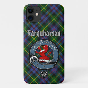 Farquharson Clan Badge & Tartan Telefoonhoesje iPhone 11 Hoesje