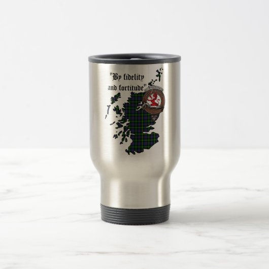 Farquharson Clan Badge Travel Mug Reisbeker (Center)