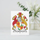 Farquharson Family Crest Briefkaart (Staand voorkant)