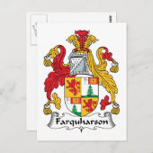 Farquharson Family Crest Briefkaart (Voorkant / Achterkant)