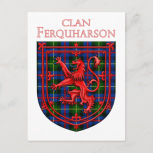 Farquharson Tartan Scottish Play Lion Rampant Briefkaart