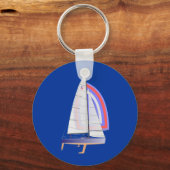 Farr 30 One Design Racing Sailboat Sleutelhanger (Voorkant)