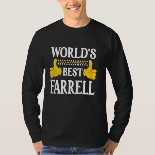 Farrell Achternaam Team Familie Achternaam World's T-shirt