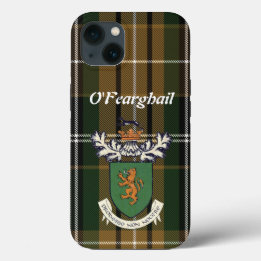Farrell Clan of Ireland coat of arms Hoesje-Mate i iPhone 13 Hoesje