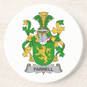 Farrell Family Crest Zandsteen Onderzetter