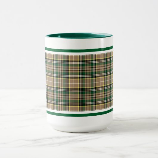 Farrell Tartan Pattern Tan Irish Pset Mok (Midden)