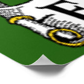 Farrell-wapenschild Poster (Hoek)