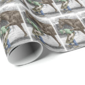 Farrier Blacksmith Shoeing Horse Cadeaupapier (Rol Hoek)