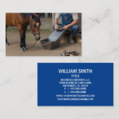 Farrier Carte de visite (Devant / Derrière)