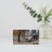 Farrier Carte de visite (Debout devant)