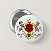 FARRIER CREST RONDE BUTTON 5,7 CM (Voorkant /achterkant)