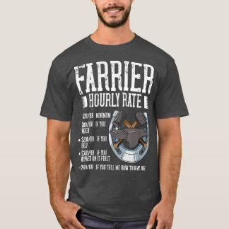 Farrier Hoefijzer Gift Hoof Tools (2) T-shirt