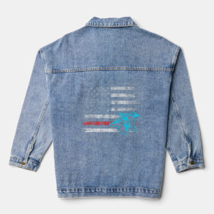 Farrier Hoefijzer Hoof Trimming Equine Shoeing 100 Denim Jacket
