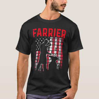 Farrier Hoefijzer Hoof Trimming Equine Shoeing 10 T-shirt