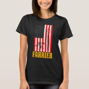 Farrier Hoefijzer Hoof Trimming Equine Shoeing T T-shirt