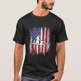 Farrier Hoefijzer Hoof Trimming Equine Shoeve 8 T-shirt