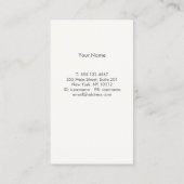 Farrier Horseshoe Carte de visite (Dos)