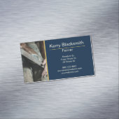 Farrier Horseshoees and Trim Visitekaartje Magnet Magnetisch Visitekaartje (Voorbeeld)