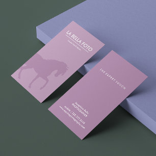 Farrier, paardentrainer, paardenarts, paardendiere visitekaartje