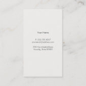 Farrier Shoe Carte de visite (Dos)