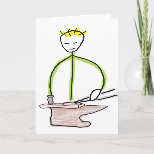 Farrier Stickman Kaart (Voorkant)