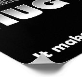 Fart als mensen me met schimmels Poster bedekken (Hoek)