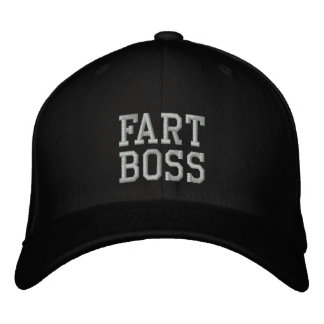 FART BOSS-pet Geborduurde Pet