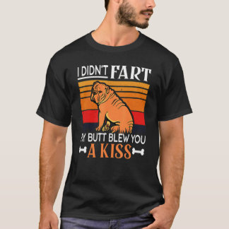 Fart English Bulldog Dog T-shirt