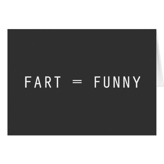 Fart = Funny (Voorkant Horizontaal)