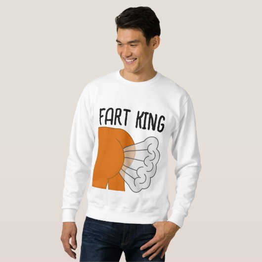 FART KING Funny DAD MENS T-shirts (Devant entier)