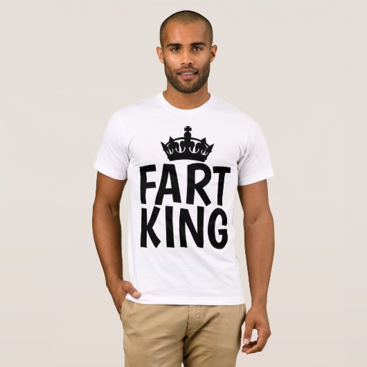 FART KING Funny Mannen T-shirts (Voorkant volledig)
