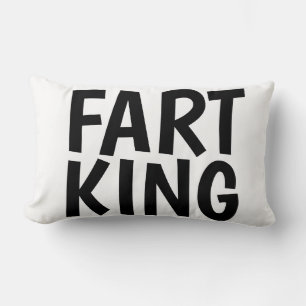 FART KING grappige Lumbar-Kussens Kussen