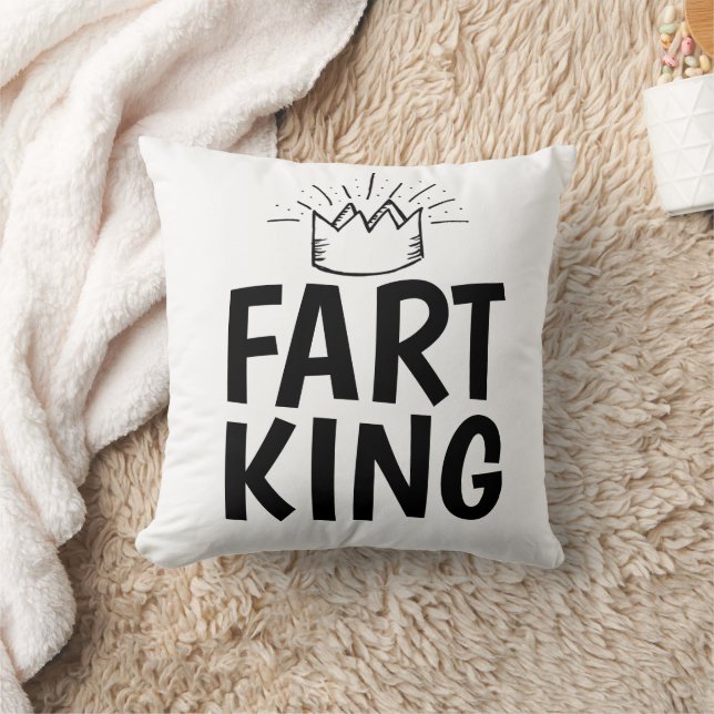 FART KINGFUNNY DAD Jeter des oreillers (Couverture)