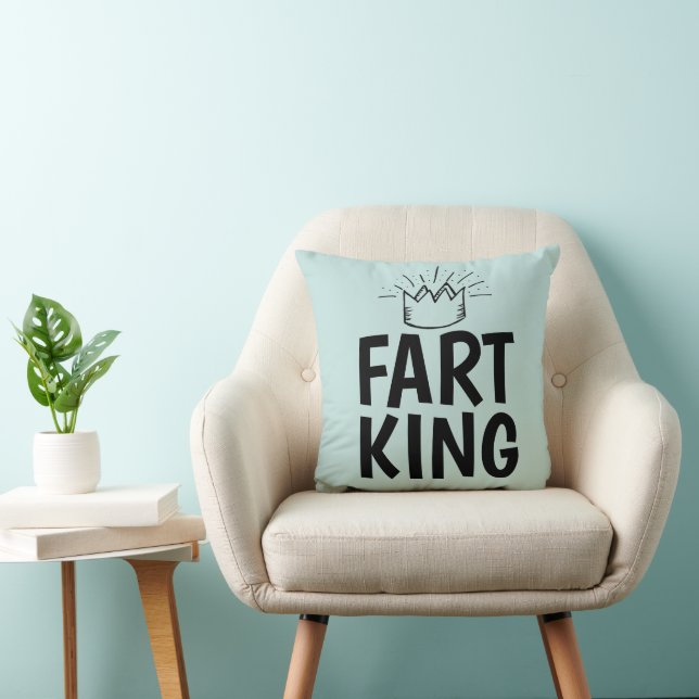 FART KINGFUNNY DAD Jeter des oreillers (Chaise)