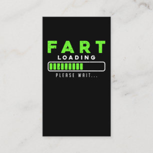 Fart Loading Funny Farting Visitekaartje
