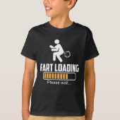 Fart Loading Hilarious Farting T-shirt (Voorkant)