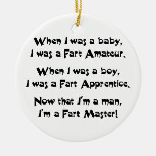 Fart Master Keramisch Ornament