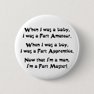 Fart Master Ronde Button 5,7 Cm