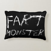 Fart Monster Decoratief Kussen (Achterkant)